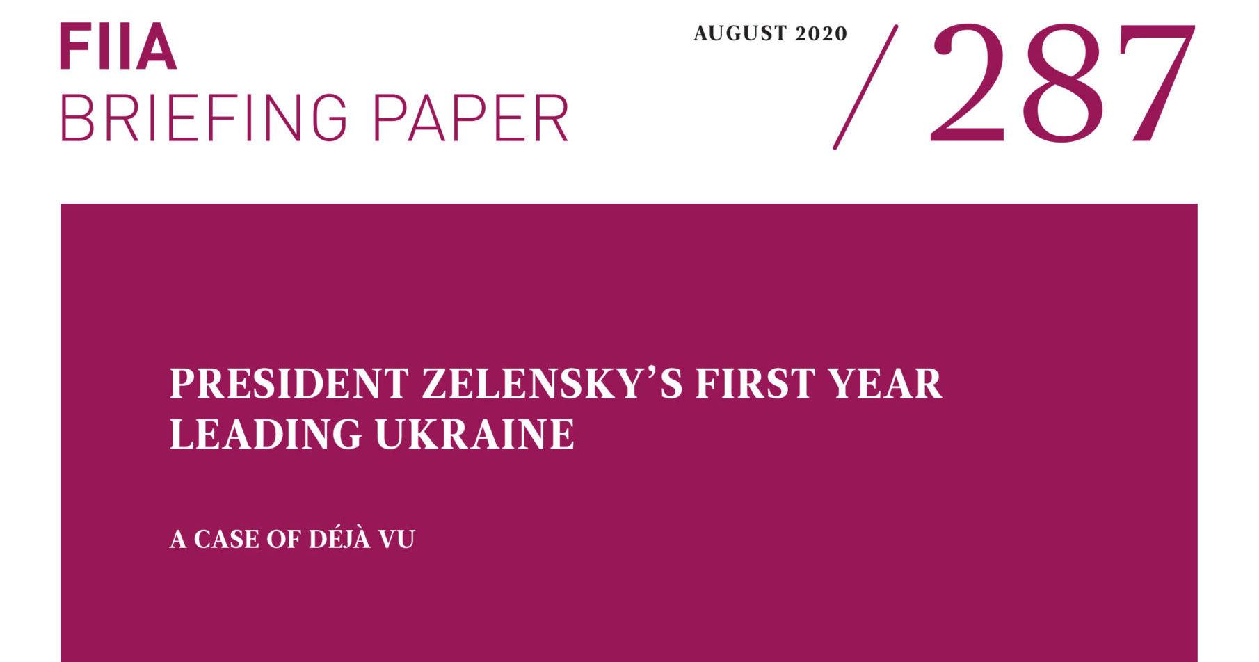 President Zelensky’s first year leading Ukraine: A case of déjà vu