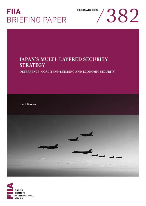 Cover page of the publication including the title of the publication, name of the author and a blac-and-white photo of Japanese fighter jets flying.