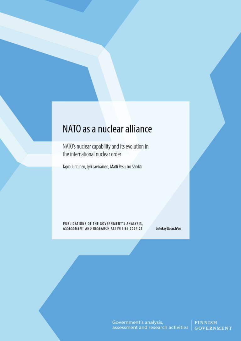 Cover page consisting of graphic elements and name of the report and authors.