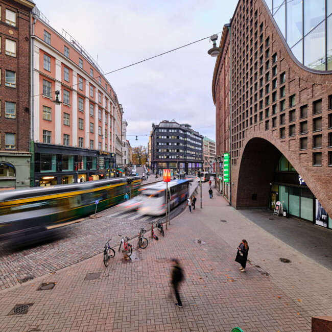 The building of Helsinki University Library, Finland.