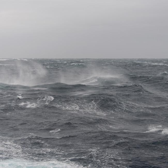 Grey seas at storm.
