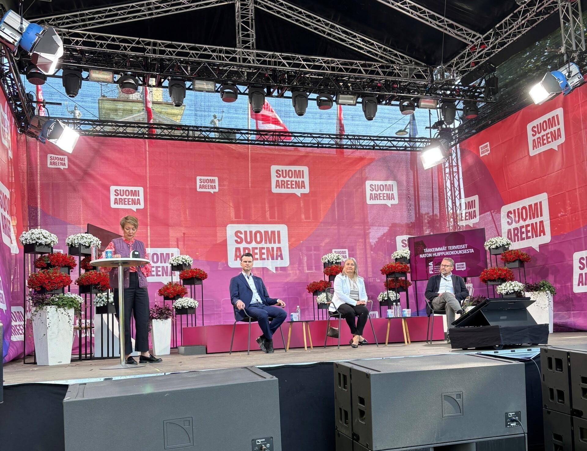 SuomiAreena 2026: Kesäaamu maailmanpolitiikan äärellä