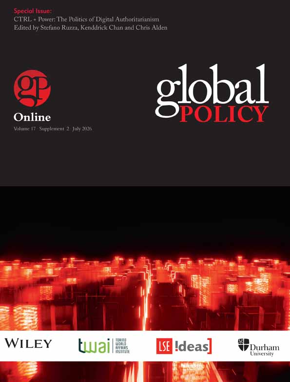 Cover of Global policy.