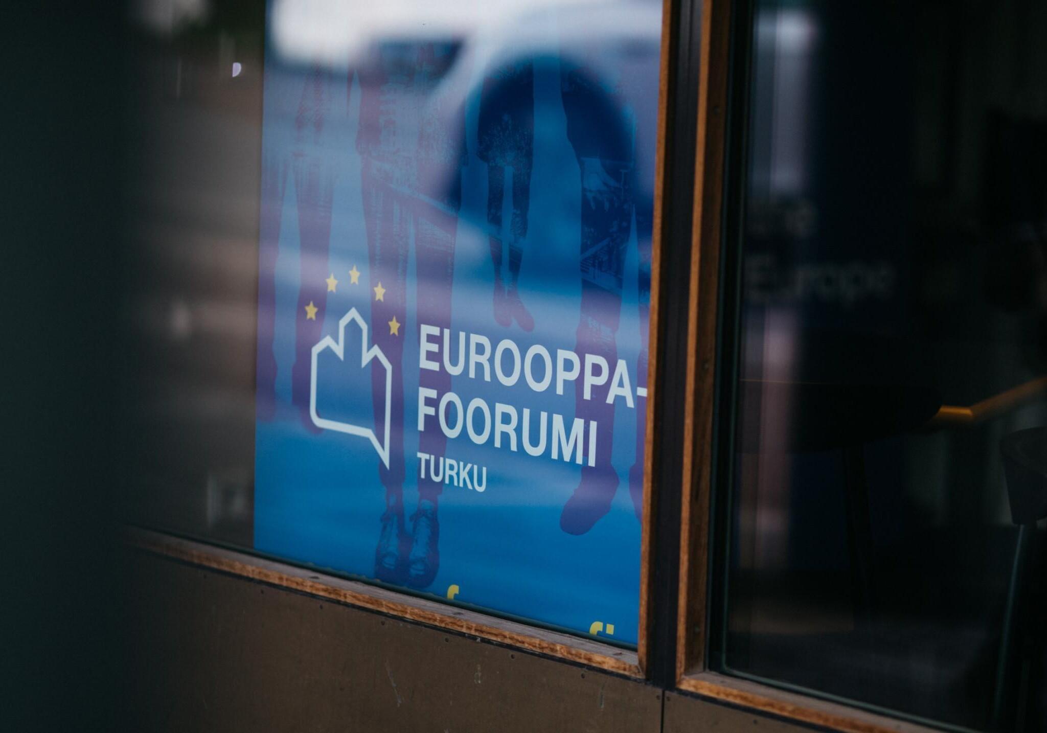 A poster of Europe Forum.